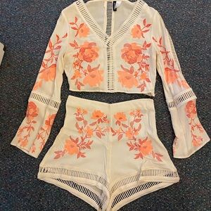 H&M Divided- Shorts and Top Set